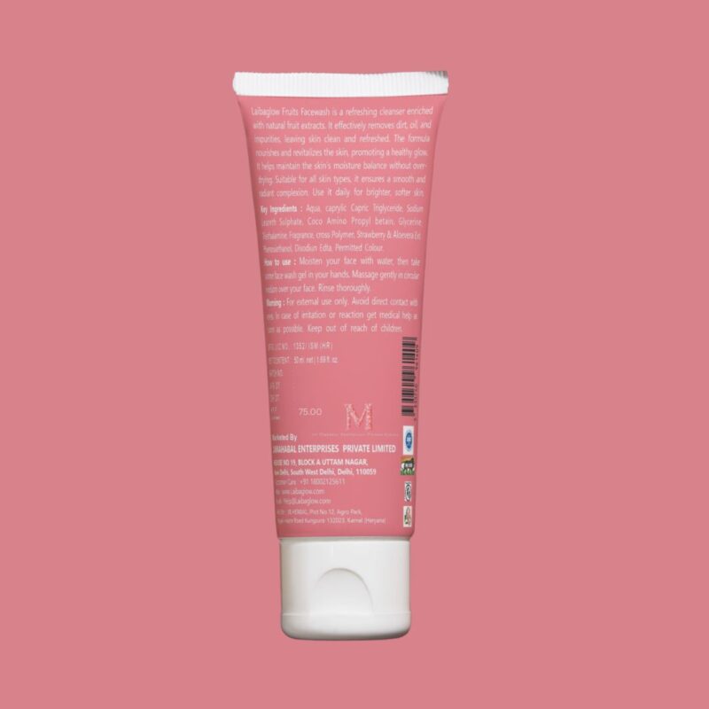 Strawberry Face-wash 50ML - Image 2