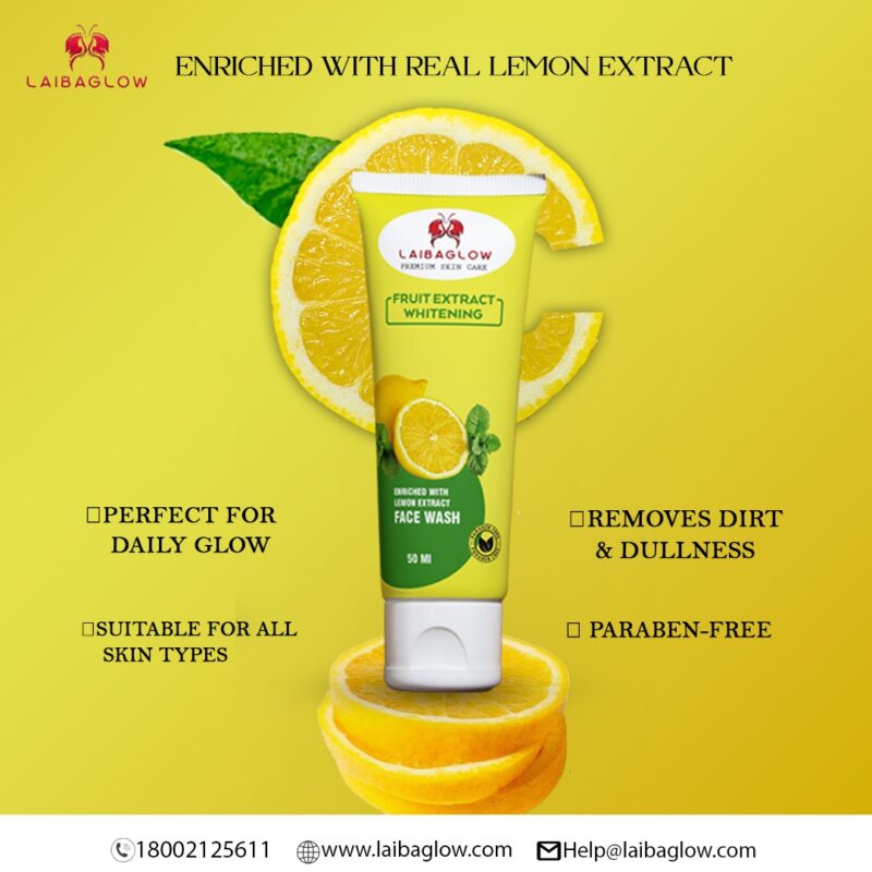 Lemon Face-wash 50ML - Image 3