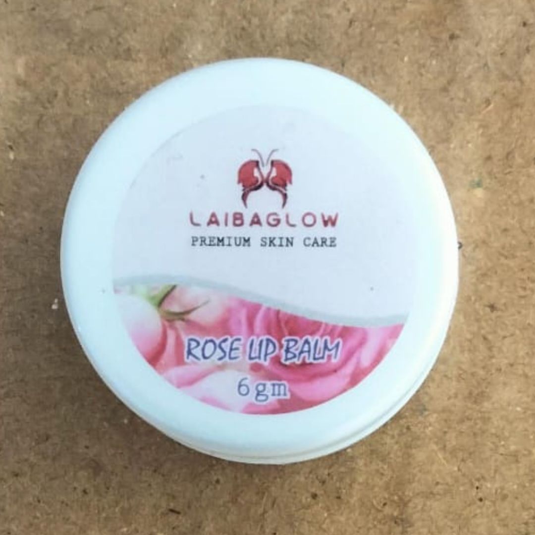 Laibaglow Rose Lip Balm for Soft & Hydrated Lips