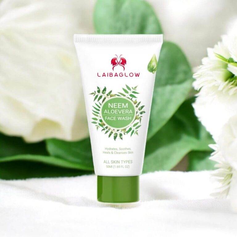 Laibaglow Neem Aloe Vera Face Wash for Acne & Oil Control