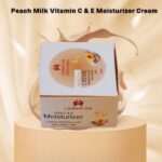 Laibaglow Peach Milk Moisturizer Cream with Vitamin C & E