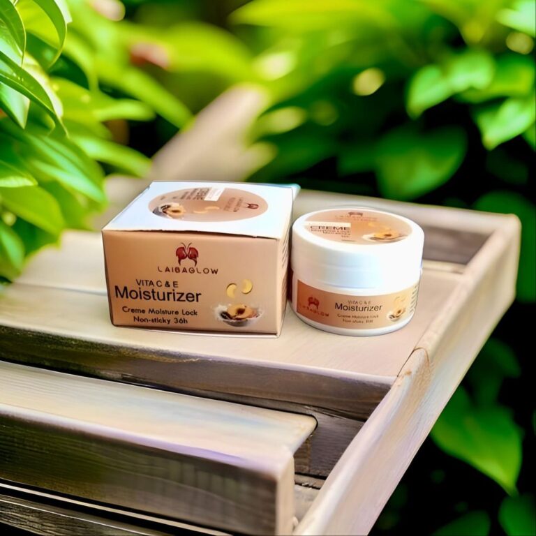 Laibaglow Peach Milk Moisturizer Cream with Vitamin C & E